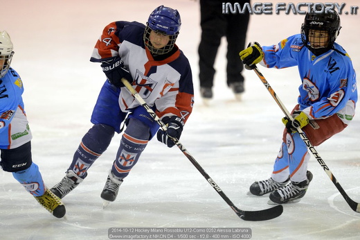 2014-10-12 Hockey Milano Rossoblu U12-Como 0252 Alessia Labruna